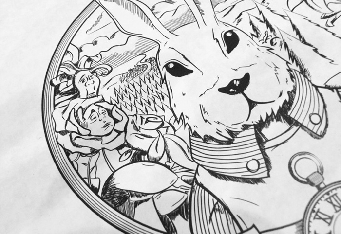 follow the white rabbit